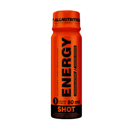 Energiegetränk mit Koffein für vor dem Training.