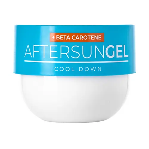 Bräunen Sie mit dem Glanz von Beta-Carotin - Gel nach dem Sonnenbaden.