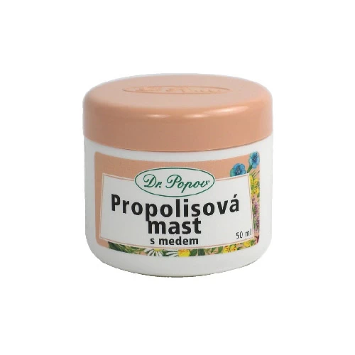 Propolis Salbe mit Honig.