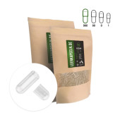 Leere Kapseln 000 - geöffnet, vegan, 500 Stück