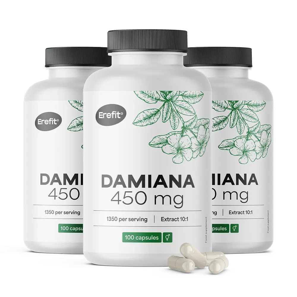 Damiana 450 mg – izvleček 10:1