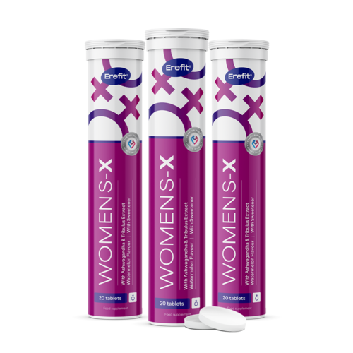 3x Womens-X - Brausetabletten für Frauen, zusammen 60 Brausetabletten