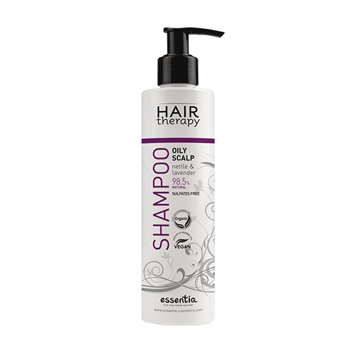 Natürliches Shampoo für fettige Kopfhaut.