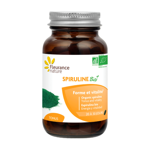 BIO Spirulina mit den Vitaminen A und B12.