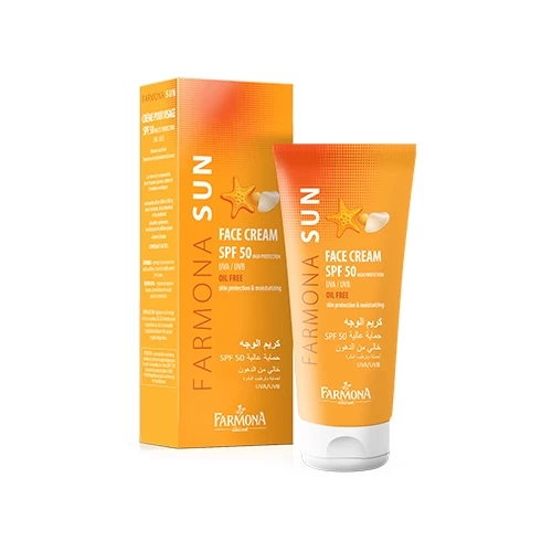 Sonnencreme für das Gesicht SPF 50.