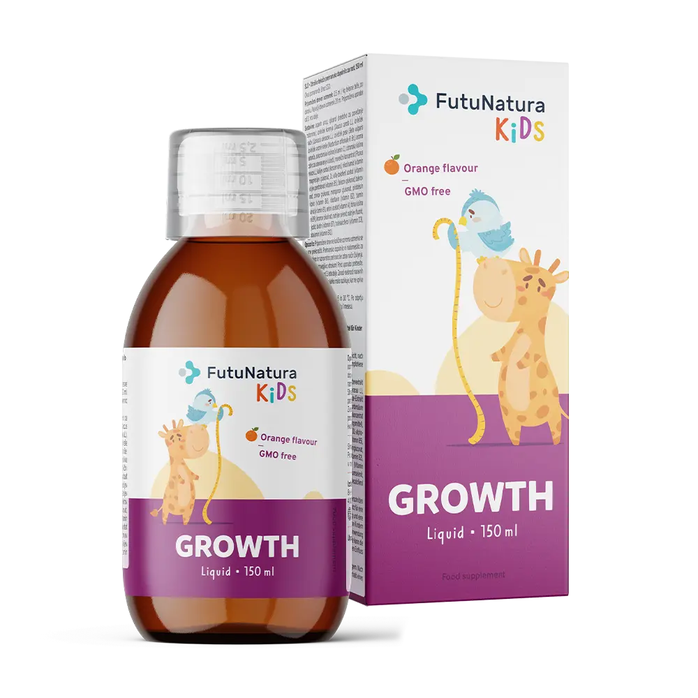 GROWTH – Flüssiges Nahrungsergänzungsmittel für Kinder in der Wachstumsphase