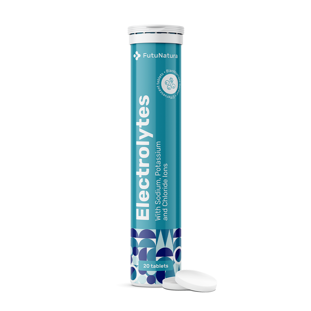 Brausetabletten mit Elektrolyten.