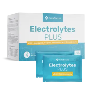 Elektrolyte - Pulver zur Zubereitung eines Getränks in Beuteln.