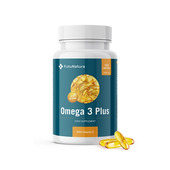 Omega-3-Plus 1000 mg, Herz-Kreislauf-System, 120 Weichkapseln