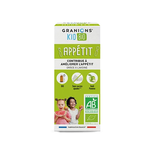BIO Flüssiges Nahrungsergänzungsmittel für Kinder - Appetit.