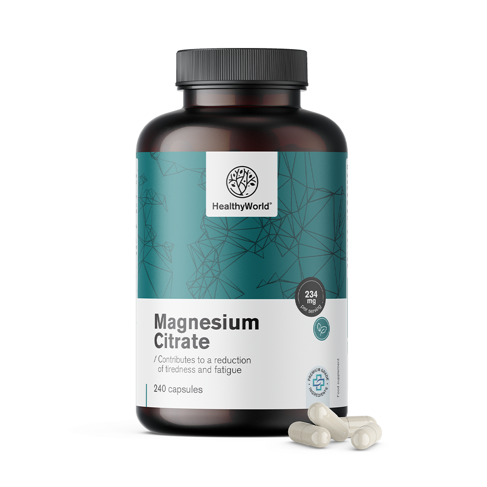 Magnesiumcitrat in Kapseln