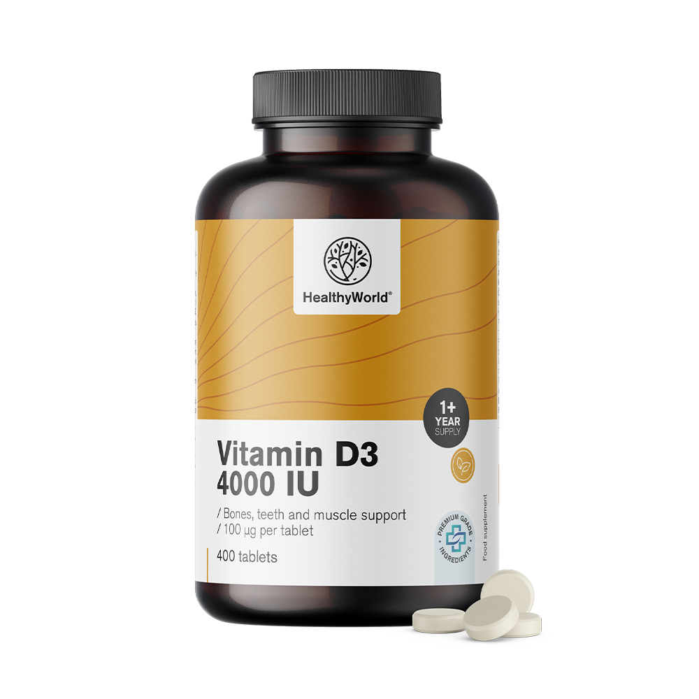 Vitamin D3 4000 i.e. in XL-Verpackung.