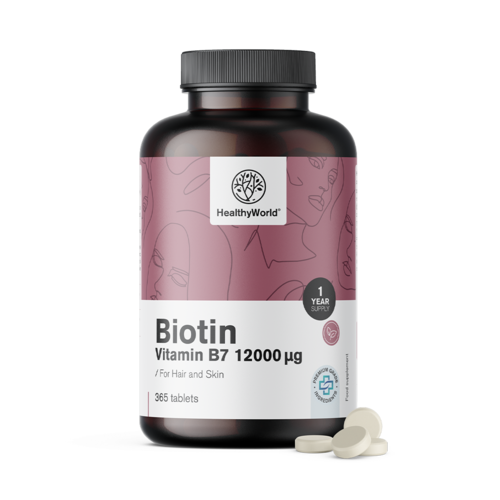 Biotin 12000 µg in Tabletten