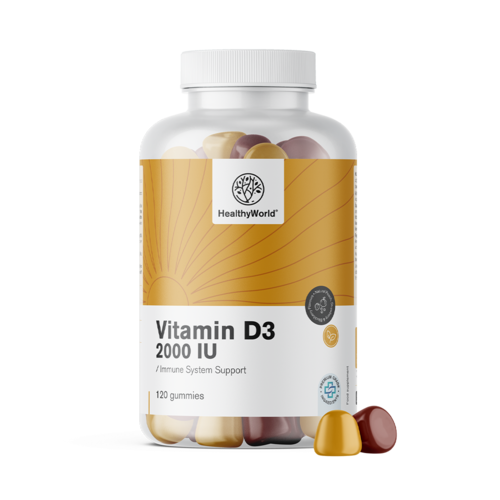 Vitamin D3 2000 in Form von Gummis