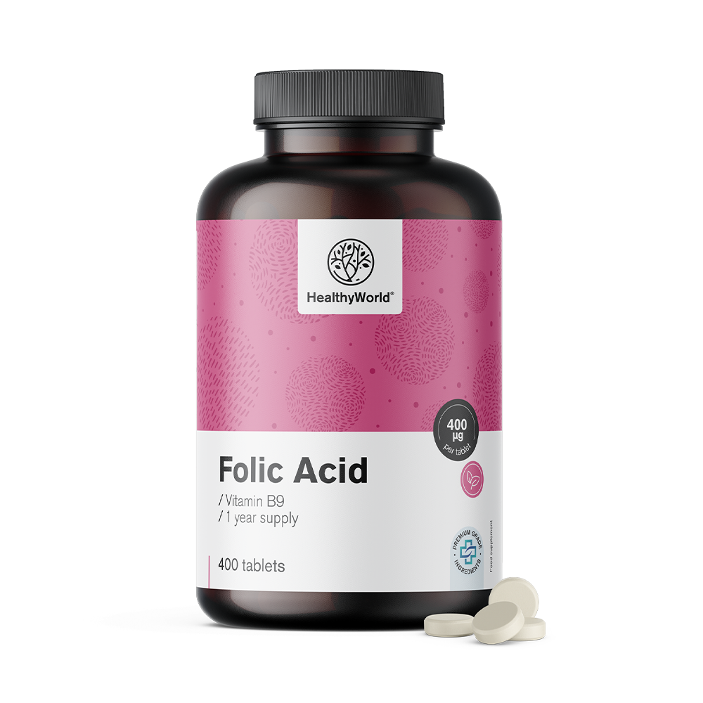 Folsäure 400 μg in Tabletten