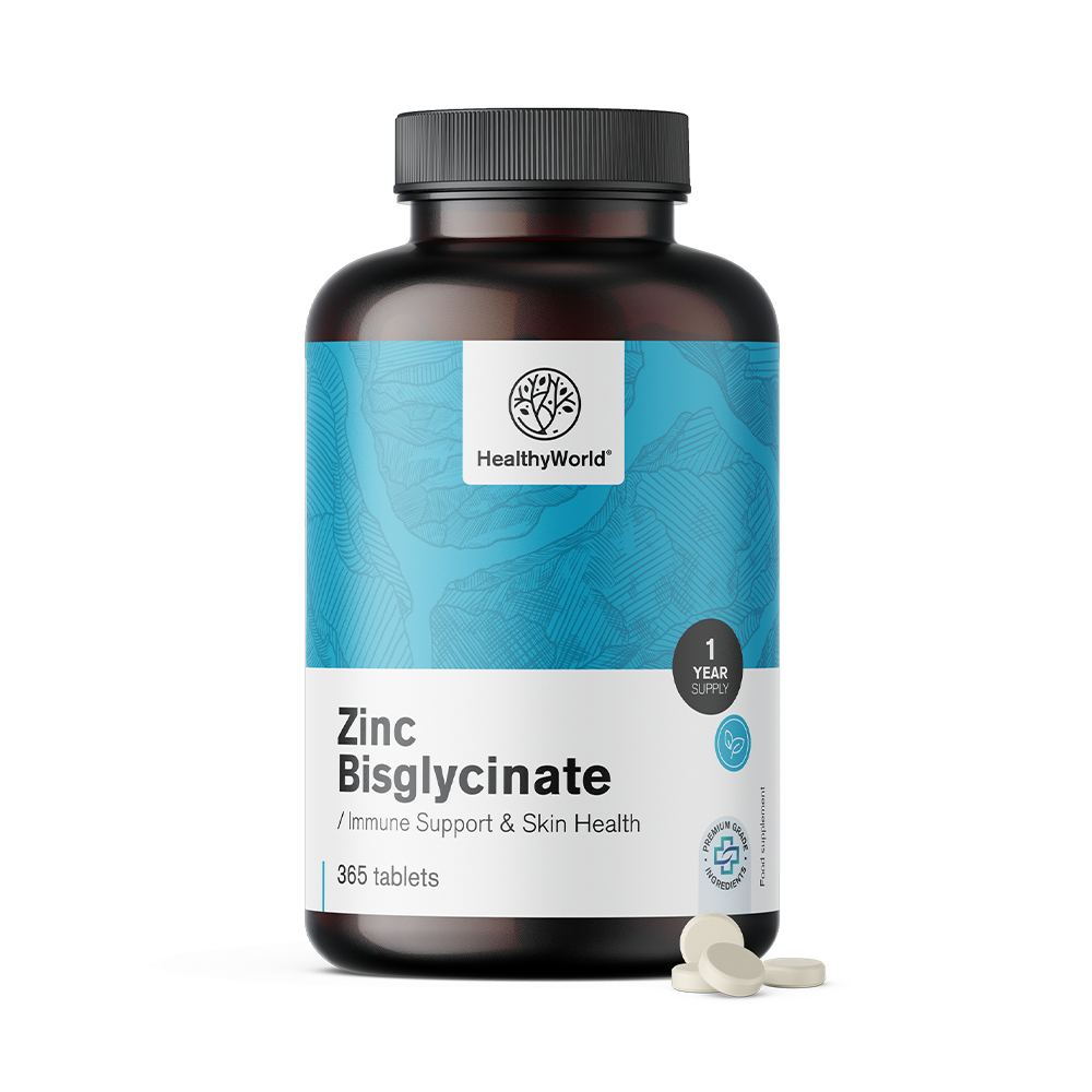 Zinkbisglycinat 15 mg in Tabletten.