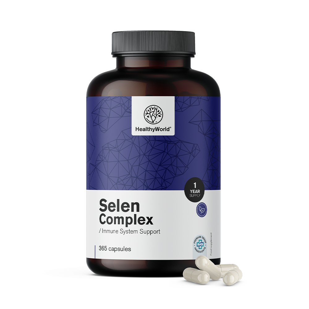 Selenkomplex 200 µg mit 3 Formen von Selen.