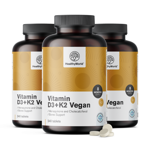 Veganska vitamina D3+K2