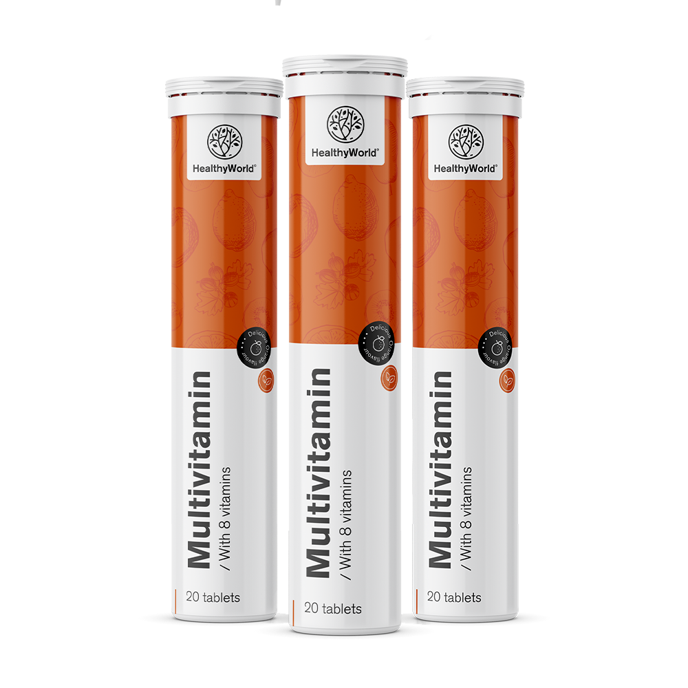 Šumeče tablete z multivitamini