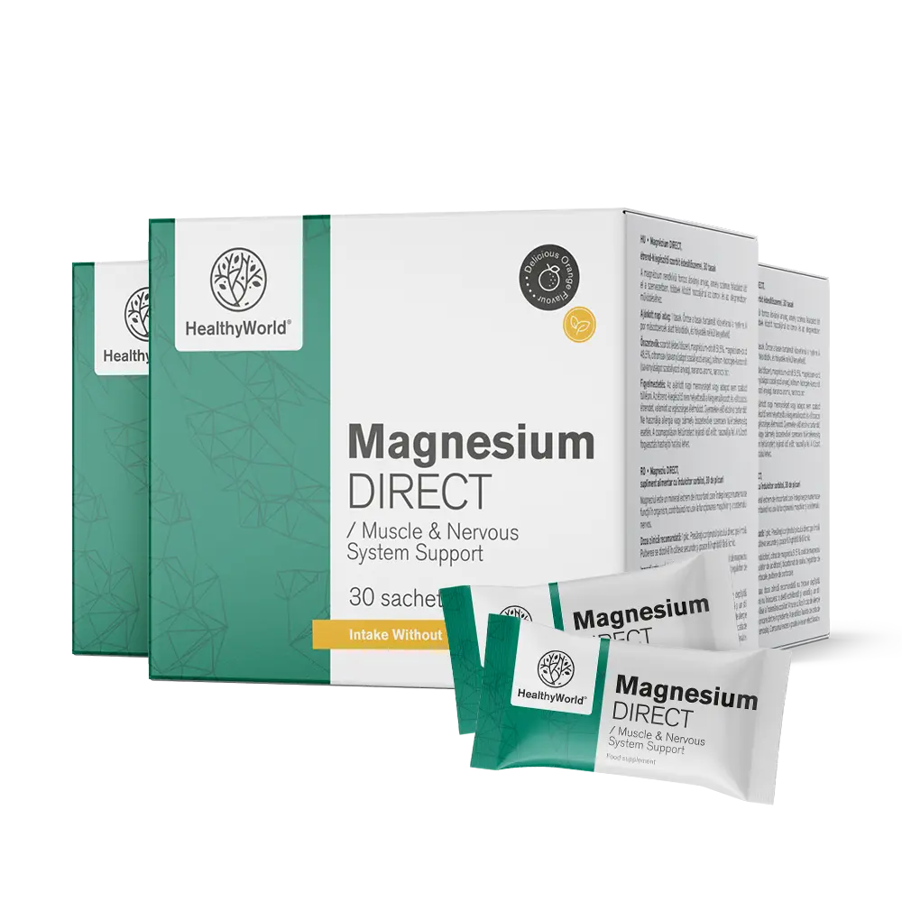 Magnezij DIRECT 400 mg z aromo pomaranče