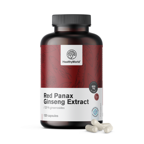 Red Panax Ginseng – Roter Ginseng Extrakt 600 mg