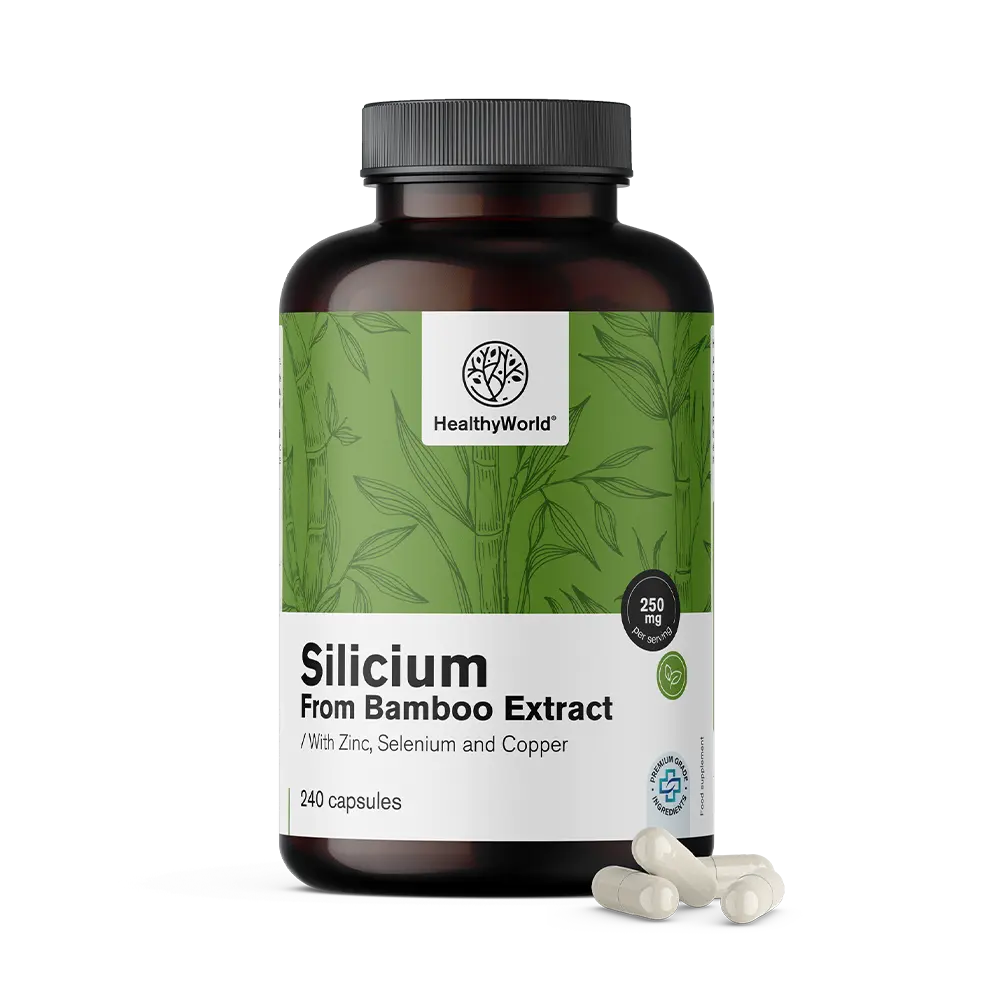 Silizium 250 mg – aus Bambusextrakt