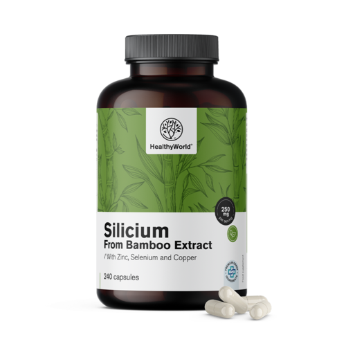 Silizium 250 mg – aus Bambusextrakt