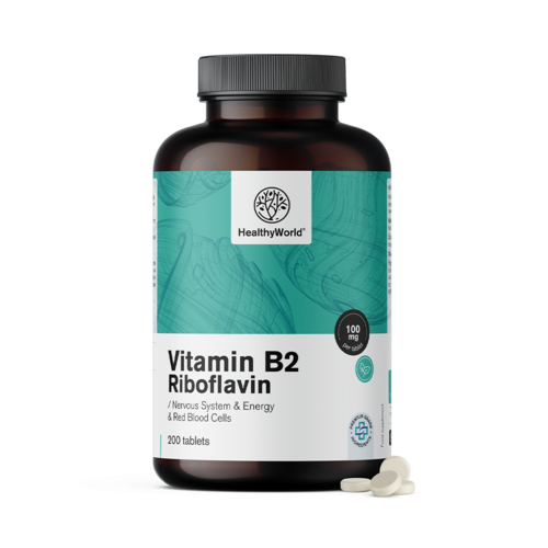 Vitamin B2 – Riboflavin 100 mg