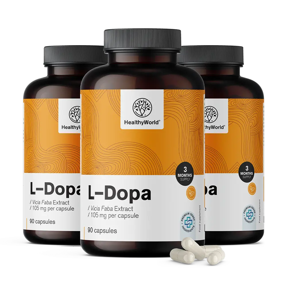 L-dopa 105 mg – iz izvlečka boba