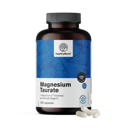Magnesiumtaurat 2000 mg, 120 Kapseln