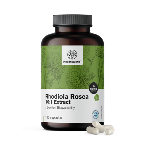 Rhodiola Rosea 8000 mg, 180 Kapseln