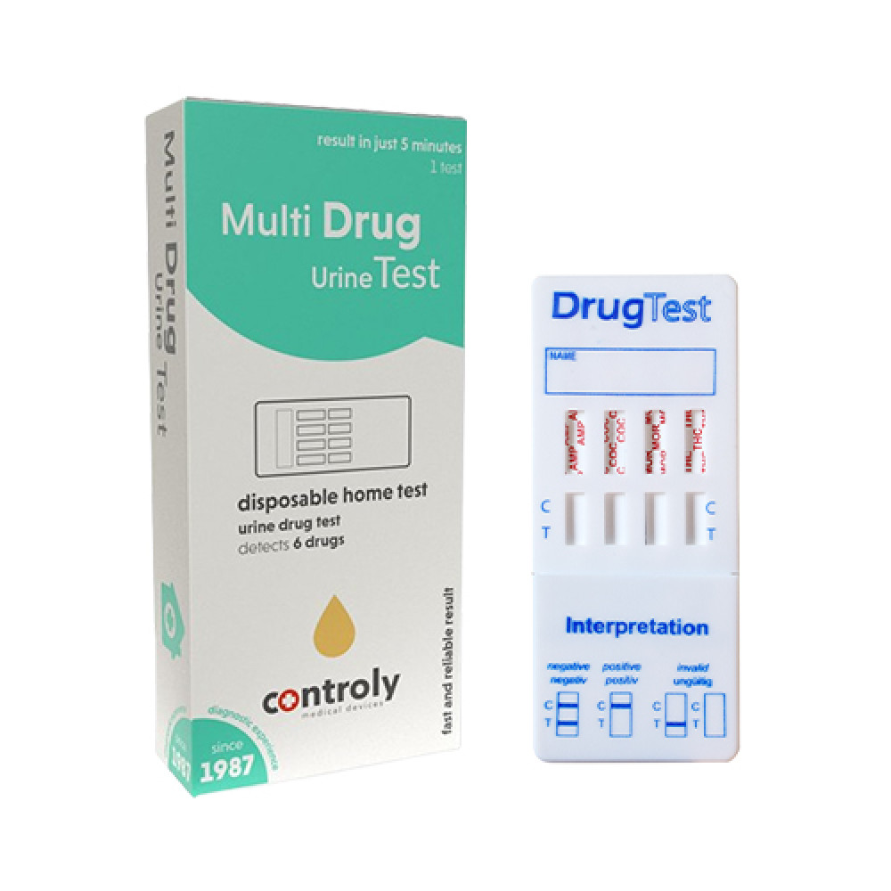 Urin-Drogentest - 6 Parameter, 1 Test 