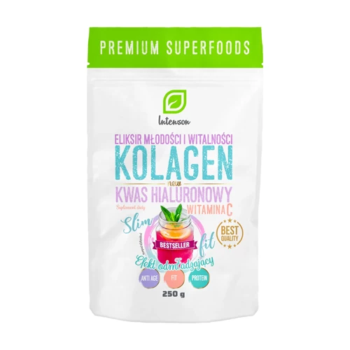 Kollagen + Vitamin C + Hyaluronsäure.