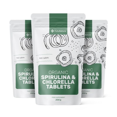 Spirulina + Chlorella Tabletten