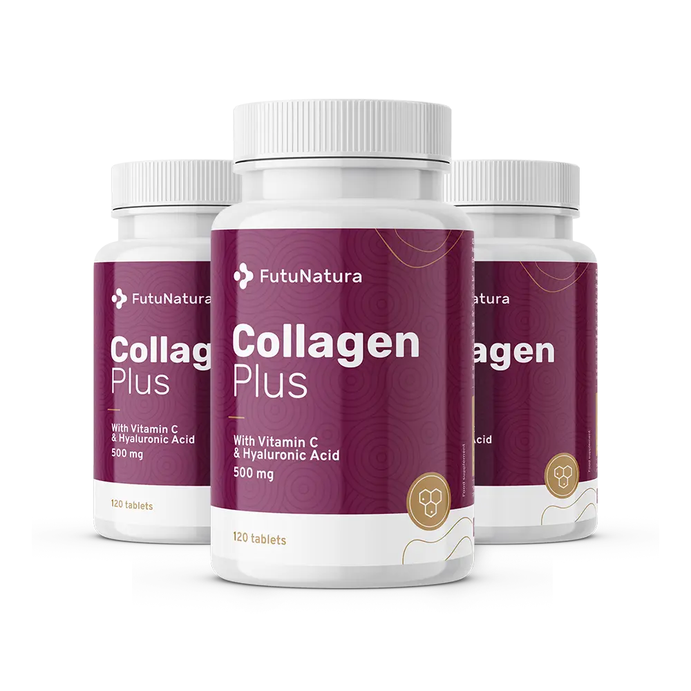 Kolagen + vitamin C + hialuronska kislina