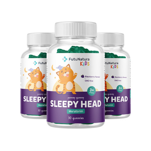 SLEEPY HEAD - Gumiji za otroke za spanje komplet