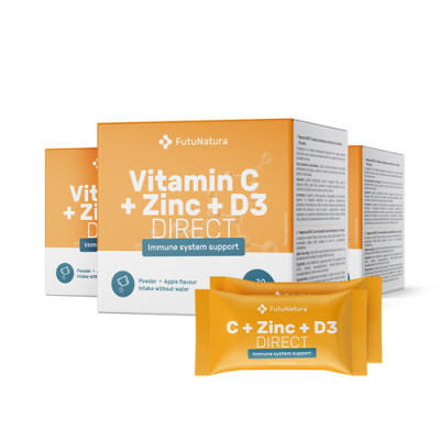 Vitamin C + Zink + D3 Beutel
