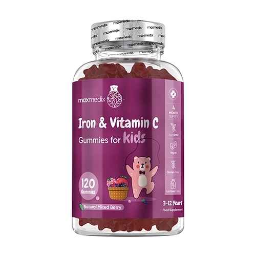 Eisen mit Vitamin C.