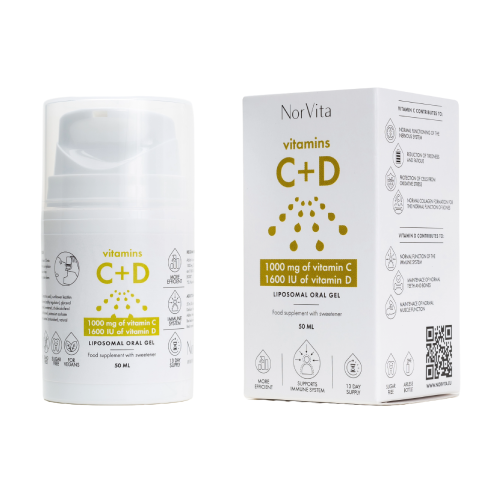 Veganes liposomales Vitamin C + D3 – Gel