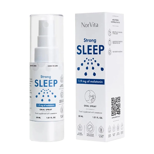 Veganes Spray mit Melatonin.