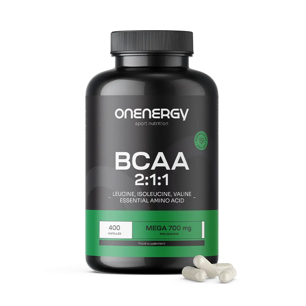 BCAA 2:1:1 in Kapseln.