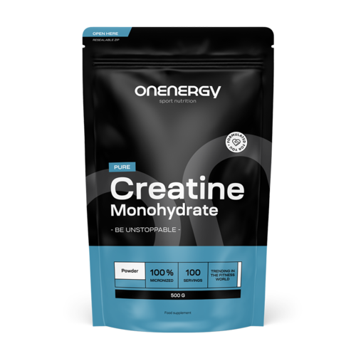 Pure Kreatin Monohydrat in Pulverform, 500 g 