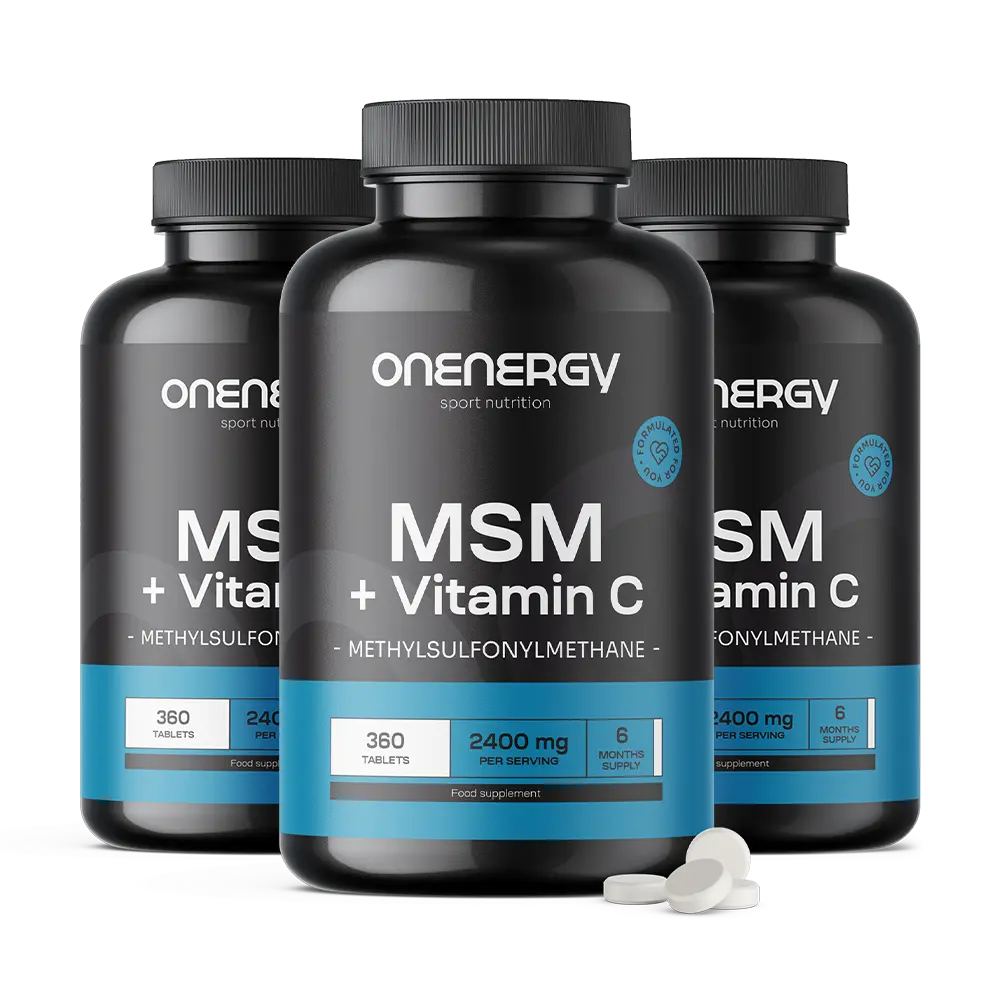 MSM 2400 mg – z vitaminom C