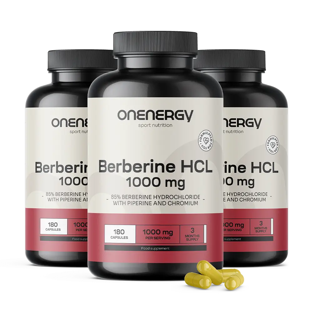 Berberin HCL 1000 mg – s piperinom in kromom