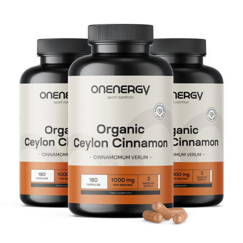 3x BIO Ceylon Zimt 1000 mg, zusammen 540 Kapseln