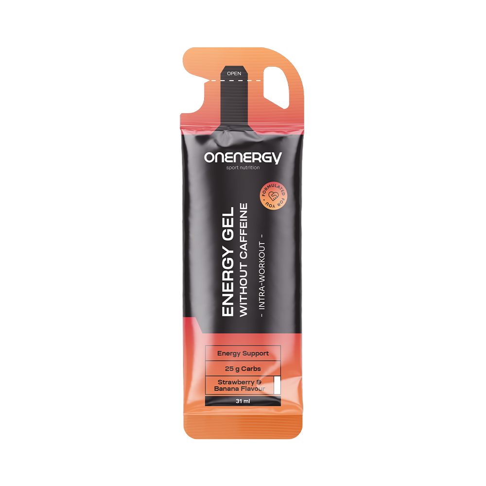 Energie-Gel koffeinfrei - Erdbeere und Banane