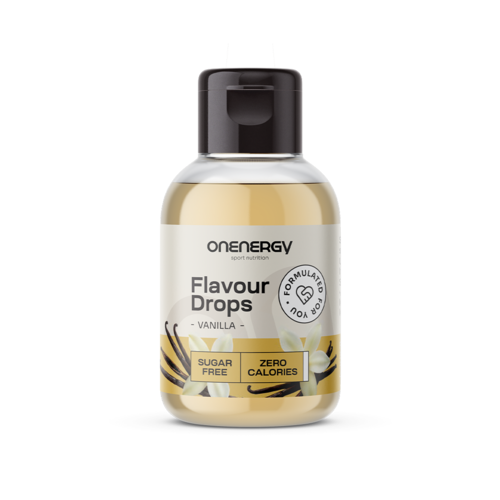 Flavour Drops Tropfen mit Süßungsmittel – Vanille, 50 ml