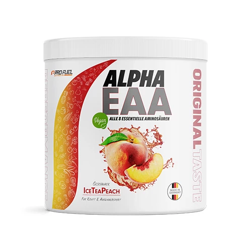 Vegane Alpha EAA - Pfirsich-Eistee.