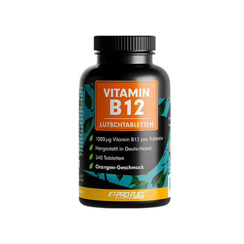 Vitamin B12 in Tabletten - Orange