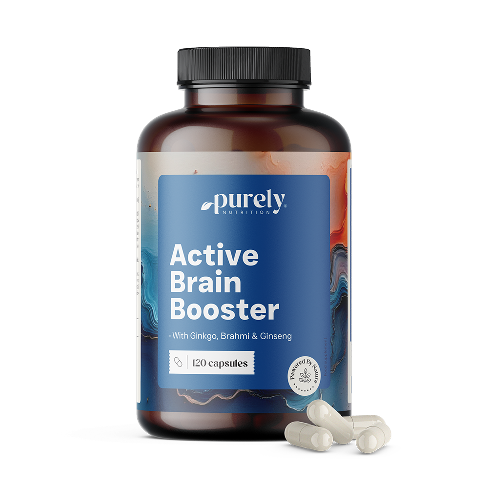 Aktiver Gehirn-Booster - Unterstützung der kognitiven Funktionen.
